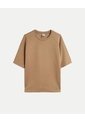 Camiseta Amplia Manga Ranglan Plush  Para Hombre Café Atmos de Atmos