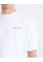 Camiseta Boxy Con Estampado Frontal  Para Hombre Blanco Atmos de Atmos