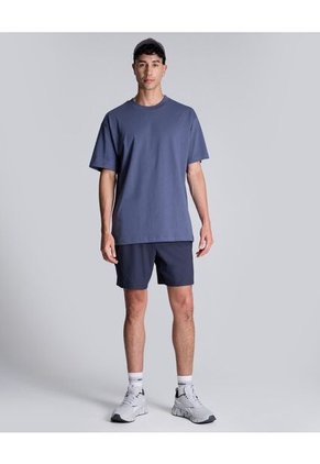 Camiseta Para Hombre Manga Corta Cuello Redondo Color Azul  Marca Atmos #32090175