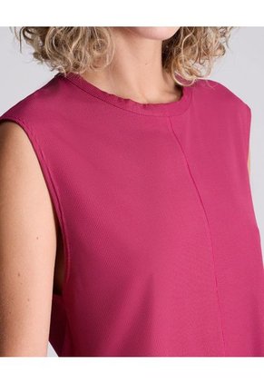 Camiseta Para Mujer Manga Corta Color Fucsia Marca Atmos #31090152