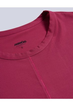 Camiseta Para Mujer Manga Corta Color Fucsia Marca Atmos #31090152