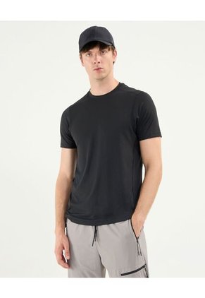 Camiseta Para Hombre Manga Corta Cuello Redondo Color Negro Marca Atmos #32090012