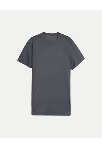Camiseta Para Hombre Manga Corta Cuello Redondo Color Gris Marca Atmos #32090239 Atmos