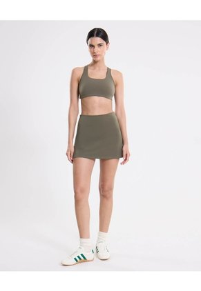 Top Soporte Alto Aerius Skin Para Mujer Verde Atmos