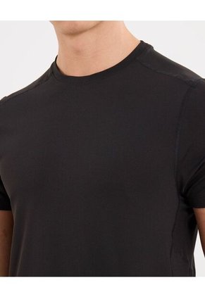Camiseta Para Hombre Manga Corta Cuello Redondo Color Negro Marca Atmos #32090012