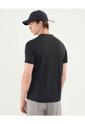 Camiseta Para Hombre Manga Corta Cuello Redondo Color Negro Marca Atmos #32090012