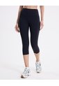 Leggins Capri Aerius Skin Ajuste Ligero  Para Mujer Negro Atmos de Atmos