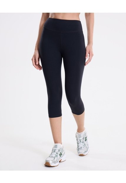 Leggins Capri Aerius Skin Ajuste Ligero  Para Mujer Negro Atmos