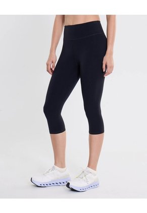 Leggins Capri Aerius Skin Ajuste Ligero  Para Mujer Negro Atmos
