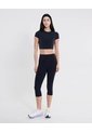 Leggins Capri Aerius Skin Ajuste Ligero  Para Mujer Negro Atmos de Atmos
