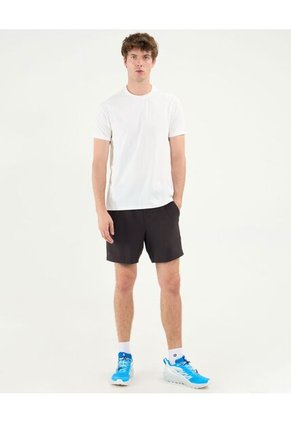 Camiseta Para Hombre Manga Corta Cuello Redondo Color Marfil Marca Atmos #32090011