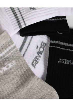 Medias Para Mujer Caña Media Color Gris Marca Atmos #31980017