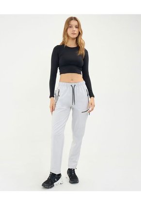 Camiseta Para Mujer Manga Larga Cuello Redondo Color Negro Marca Atmos #31090210