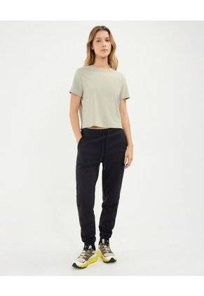 Camiseta Para Mujer Manga Corta Cuello Redondo Color Verde Marca Atmos #31090201