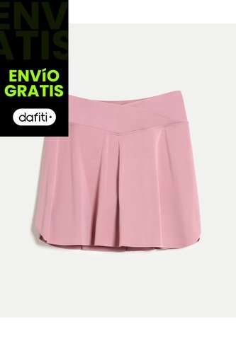 Falda Training Con Bóxer Interno  Para Mujer Lila Atmos Atmos