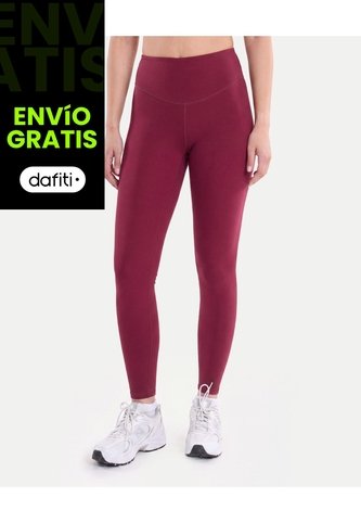 Leggins Regular Aerius Skin  Para Mujer Vino Atmos Atmos