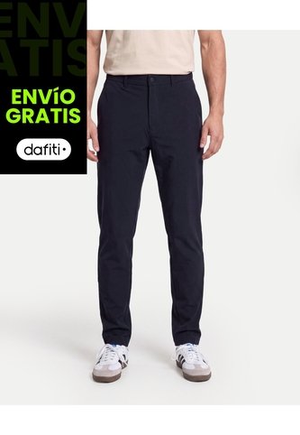 Pantalón Técnico Chino Flowtech  Para Hombre Negro Atmos Atmos
