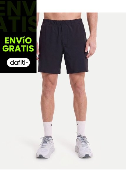 Bermuda Training Aeroflow Activa  Para Hombre Negro Atmos