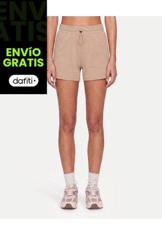 Short Pretina Ajustable Plush  Para Mujer Café Atmos Atmos