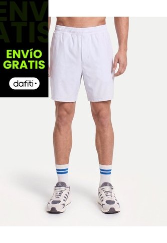 Bermuda Training 7 Pulgadas Con Biker Sabadel  Para Hombre Gris Atmos Atmos