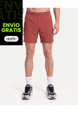 Short Training Con Biker Interno De 7 Pulgadas  Para Hombre Terracota Atmos Atmos