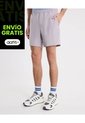 Bermuda Training 7 Pulgadas Con Biker Sabadel  Para Hombre Gris Atmos de Atmos