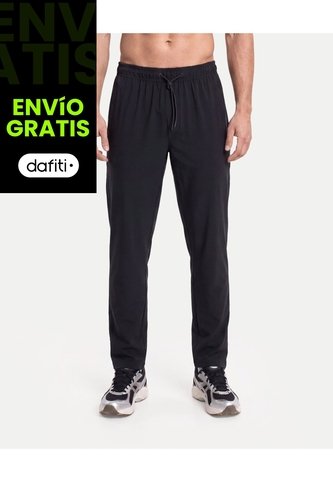 Pantalón Sabadel Con Cintura Ajustable  Para Hombre Negro Atmos Atmos