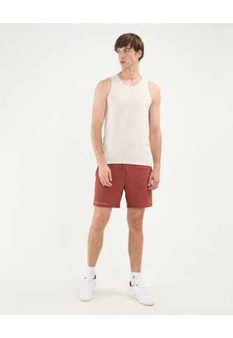 Bermuda Para Hombre Deportiva Largo Color Terracota Marca Atmos #32100070 Atmos