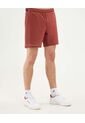Bermuda Para Hombre Deportiva Largo Color Terracota Marca Atmos #32100070 de Atmos