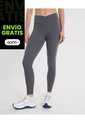 Leggins Pretina Cruzada Aerius Skin  Para Mujer Gris Atmos de Atmos
