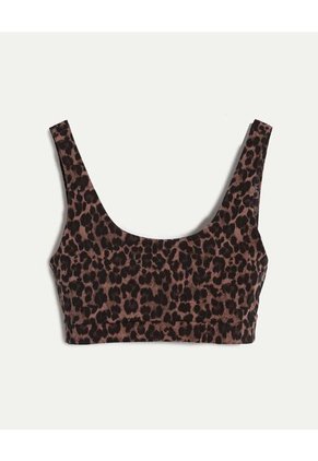 Top Para Mujer  Color Café Marca Atmos #31220177