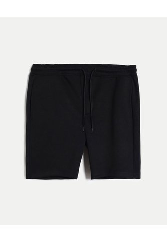 Bermuda Básica Plush  Para Hombre Negro Atmos Atmos
