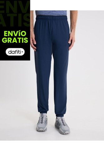 Pantalón Punto Aeroflow Ligero  Para Hombre Azul Atmos Atmos
