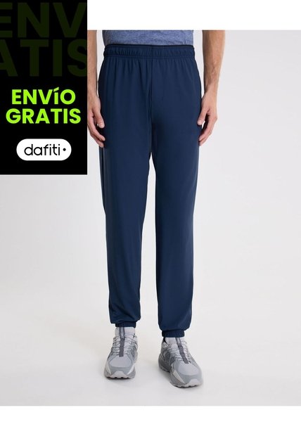 Pantalón Punto Aeroflow Ligero  Para Hombre Azul Atmos