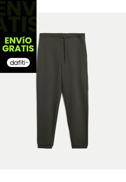 Jogger Básico Comfort Plush  Para Hombre Verde Atmos