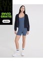 Enterizo Corto Ajuste Funcional  Para Mujer Gris Atmos de Atmos
