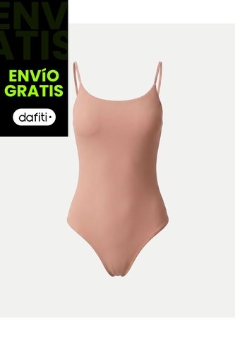 Body Brasilera En Microfibra Para Mujer  Deportiva  Color Rosa Marca Atmos Atmos