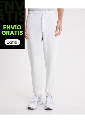 Jogger Básico Comfort Plush  Para Hombre Gris Atmos Atmos