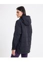Chaqueta Acolchada Hoodie Funcional Para Mujer  Deportiva  Color Negro Marca Atmos de Atmos