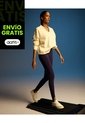 Leggins Regular Con Estribos  Para Mujer Azul Atmos de Atmos