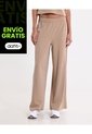 Pantalón Amplio Básico Con Venas Plush Para Mujer  Deportiva  Color Beige Marca Atmos de Atmos