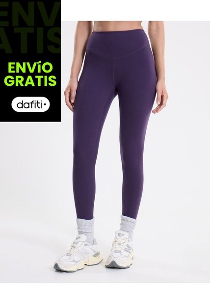 Leggings Regular Aerius Skin  Para Mujer Uva Atmos