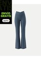 Leggings Flare Aerius Skin  Para Mujer Gris Atmos de Atmos