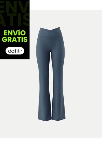 Leggings Flare Aerius Skin  Para Mujer Gris Atmos Atmos