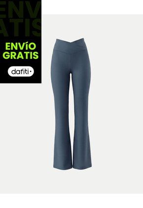 Leggings Flare Aerius Skin Para Mujer Gris Atmos