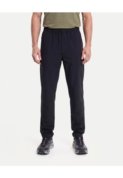 Pantalón Deportivo Pretina Ajustable  Para Hombre Negro Atmos