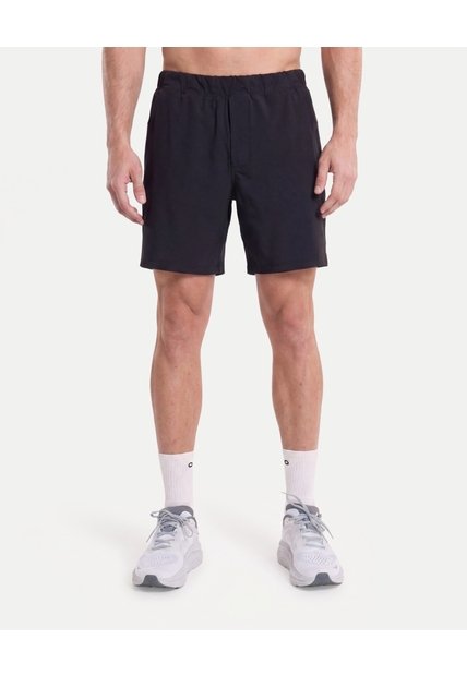 Bermuda Training Aeroflow Activa  Para Hombre Negro Atmos