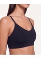 Top Soporte Bajo Con Copas Aerius Skin  Para Mujer Negro Atmos de Atmos