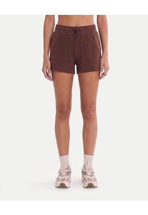 Short Pretina Ajustable Plush Para Mujer Café Atmos