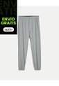 Pantalón Punto Aeroflow Ligero  Para Hombre Gris Atmos de Atmos